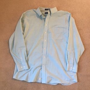 Light aqua blue Stafford dress shirt good quality